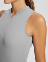 Baleaf Women's Flyleaf UPF50+ Sleeveless Golf Top (Website Exclusive) dfa022 Alloy Details