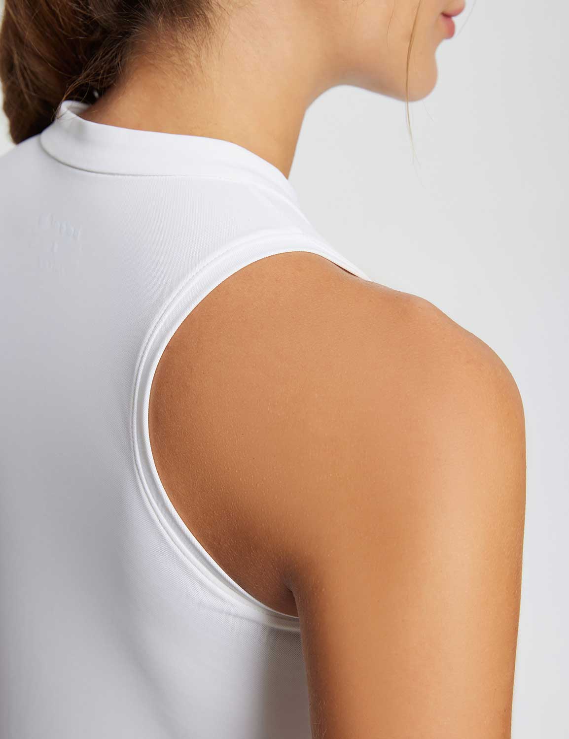 Baleaf Women's Flyleaf UPF50+ Sleeveless Golf Top (Website Exclusive) dfa022 Lucent White Details