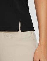 Baleaf Women's Flyleaf UPF50+ Sleeveless Golf Top (Website Exclusive) dfa022 Jet Black Details